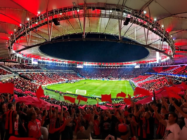 Flamengo vence Vitória por 8 a 0 no Maracanã e avança na briga